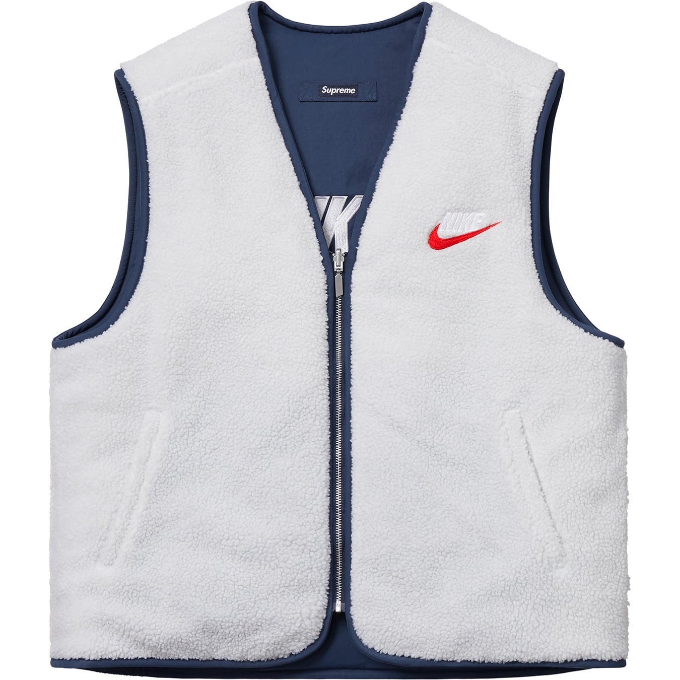 Supreme®/Nike® Reversible Nylon Sherpa Vest view 15